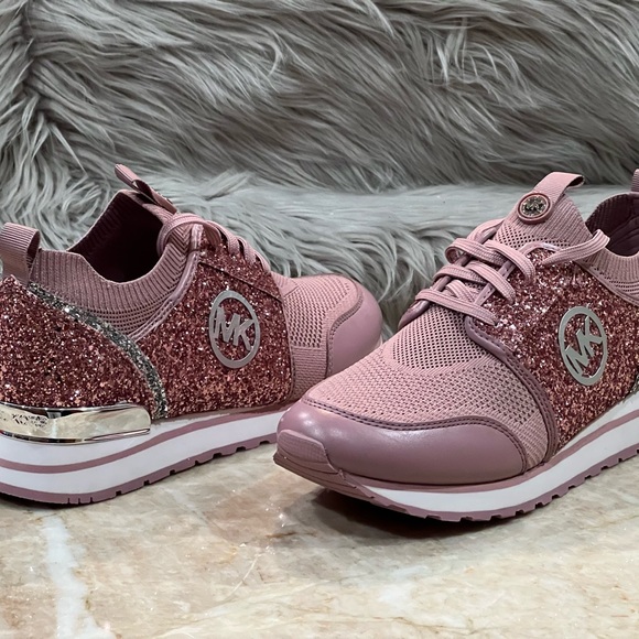 Michael Kors Women's Dash Knit Trainer Sneakers - Picture 12 of 14